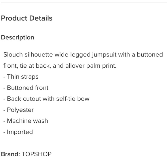 Topshop Jumpsuit - Picture 4 of 4